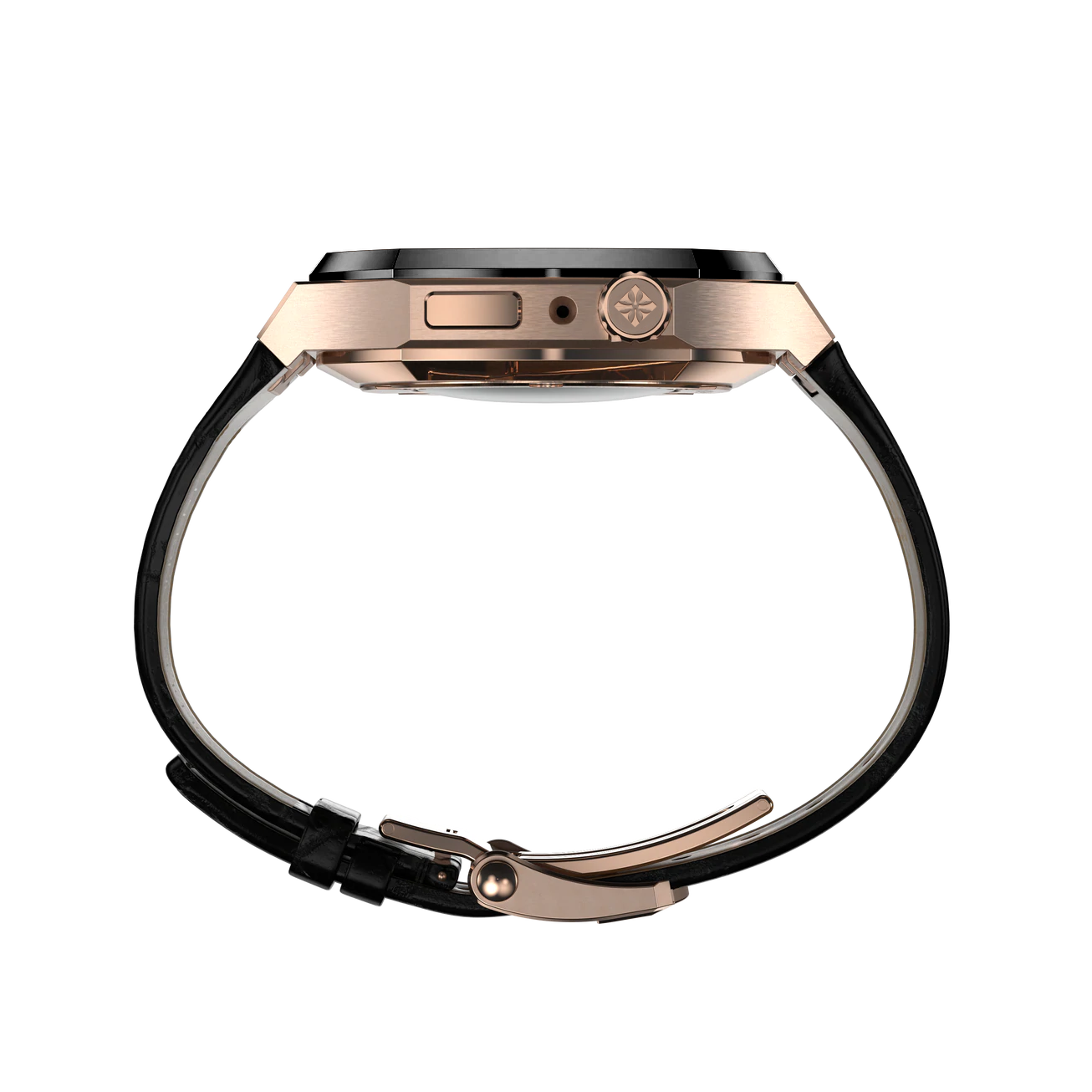Black Rose Gold Stainless Steel Silicon Classic