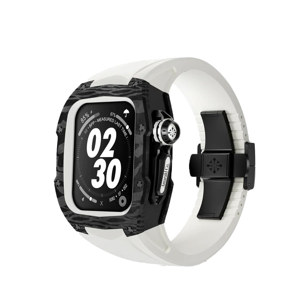 Neon Carbon Chiffon White