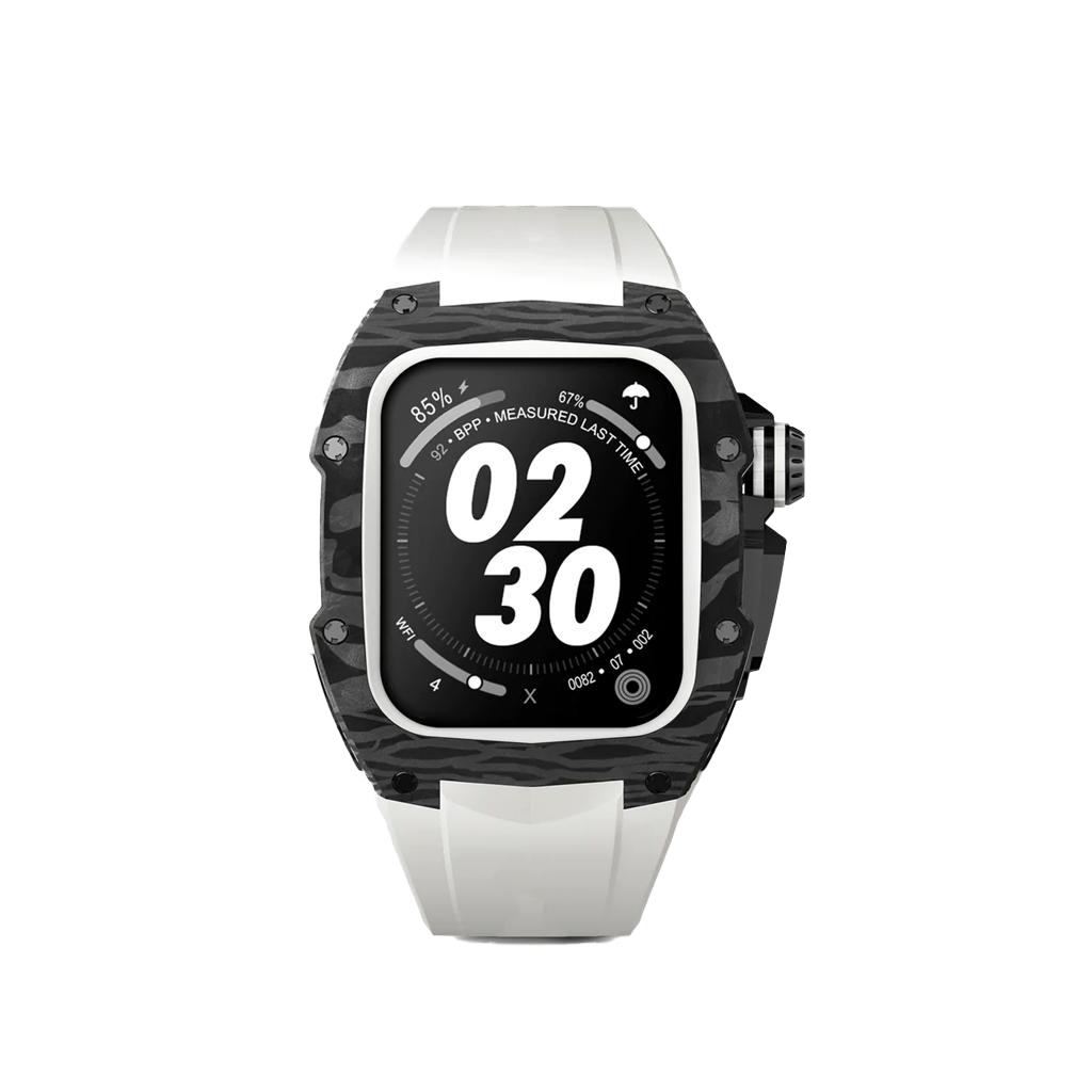 Neon Carbon Chiffon White