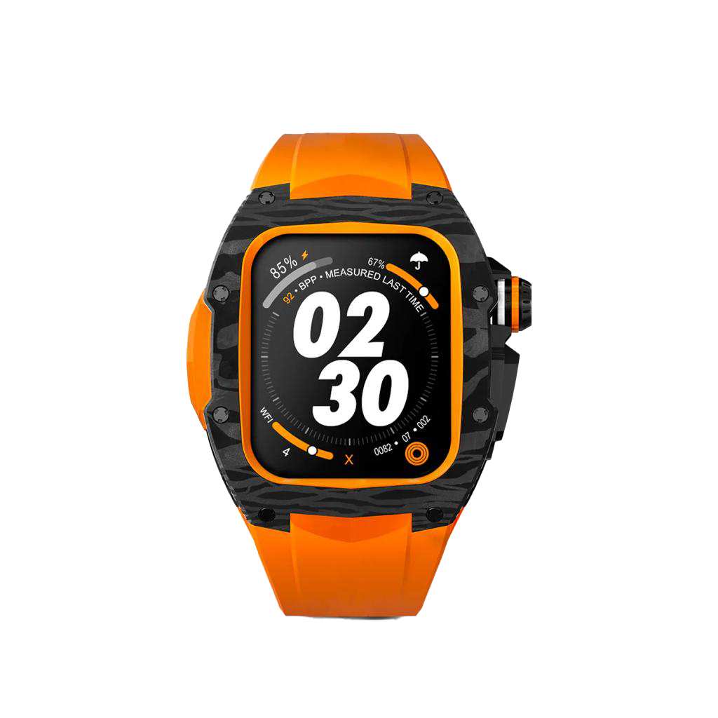 Neon Carbon Sunset Orange
