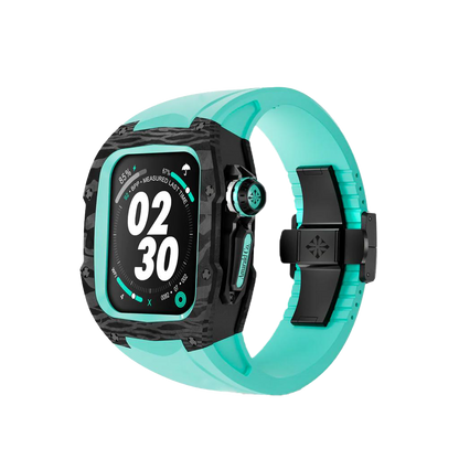 Neon Carbon Tiffany Teal