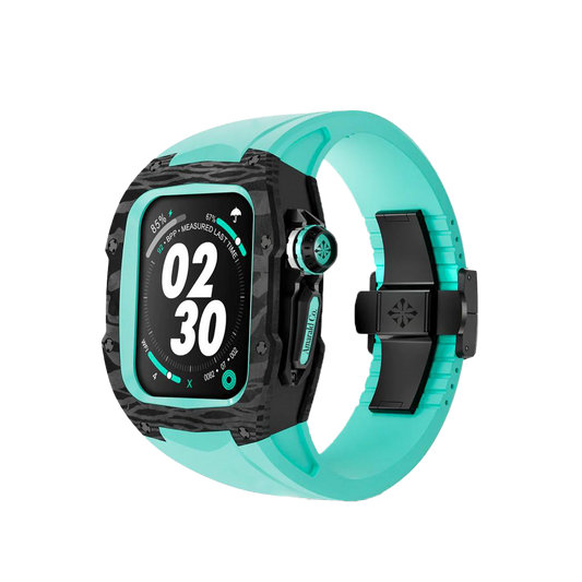 Neon Carbon Tiffany Teal
